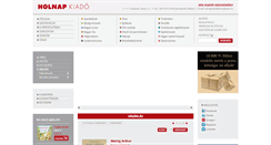Desktop Screenshot of holnapkiado.hu